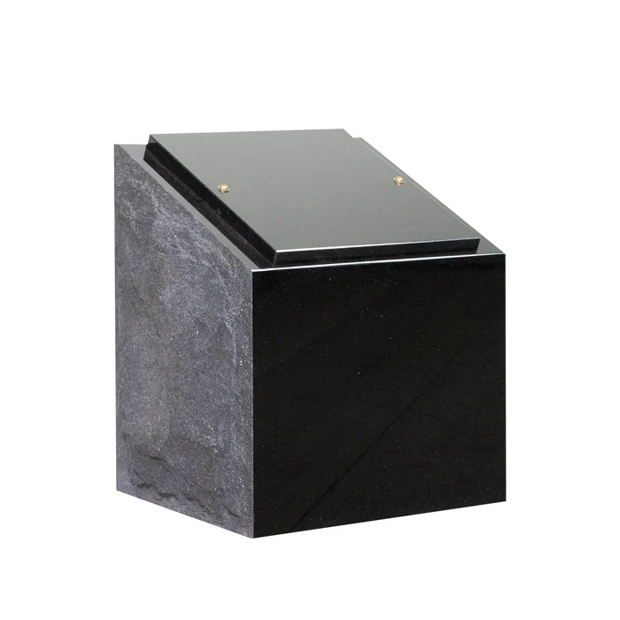 Granite Cremation Urn w/Plaque
